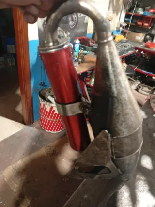 Tubo de escape Hebo Suzuki Katana