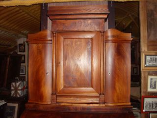 Buró 2 cuerpos escritorio restaurado