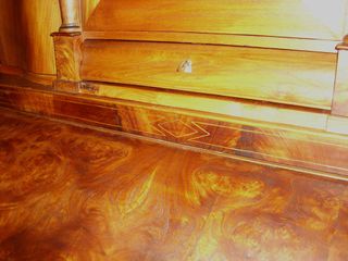 Buró 2 cuerpos escritorio restaurado