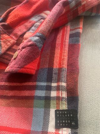 Camisa Quiksilver Algodón Tartán Multicolor