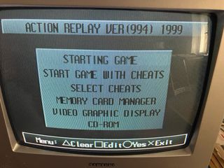 Action Replay PlayStation 1 Testato Vintage