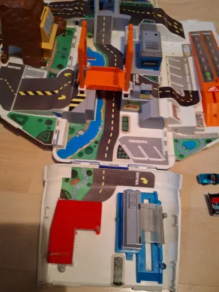 Autobús Micro Machines Azul y Blanco