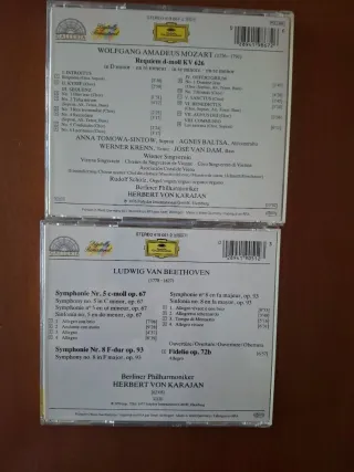 Mozart Requiem / Beethoven Sinfonías 5 & 8 CD