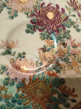 Tazas de porcelana Satsuma antiguas