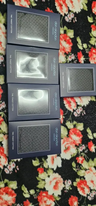 Boxers Don Algodón Gris,Azul Marino y Negro Estamp