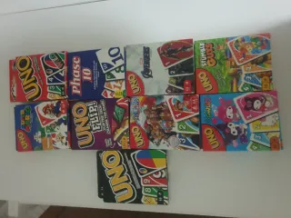 Lotes de UNO: Tom & Jerry, Barbie, Cars 3, Dragon
