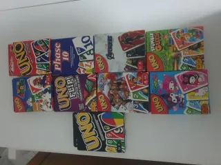 Lotes de UNO: Tom & Jerry, Barbie, Cars 3, Dragon