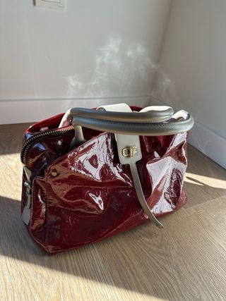 Bolso Custo Charol Granate