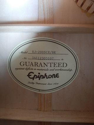 Epiphone EJ-200 SCE Guitarra Electroacústica