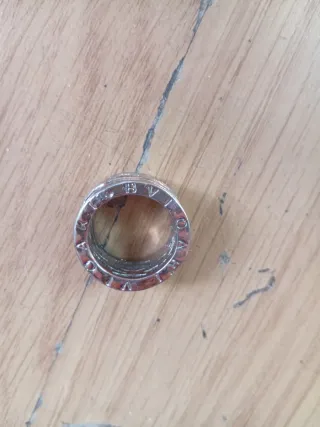 Anillo Bvlgari Mujer Gris Brillante