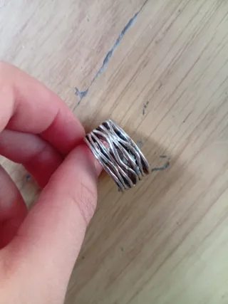 Anillo Bvlgari Mujer Gris Brillante