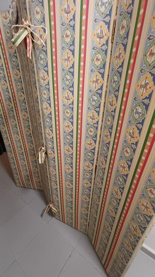 Biombo tapizado