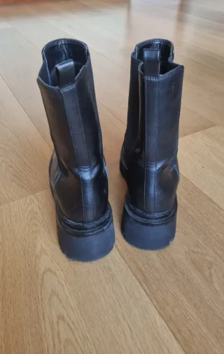 Botines negros plataforma