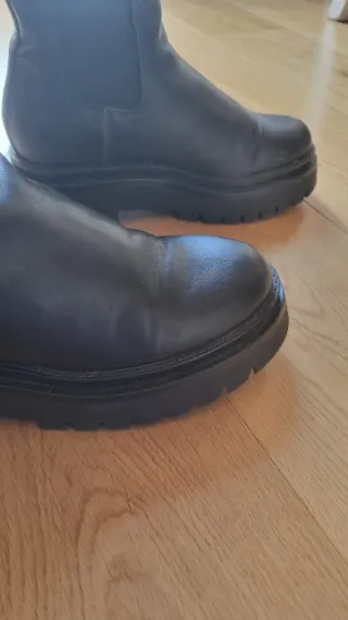 Botines negros plataforma