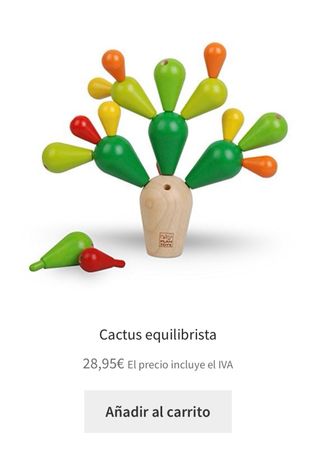 Juguete madera puzzle - torre equilibrio