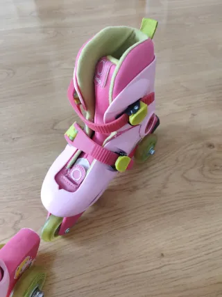 Patines infantiles Oxelo rosas