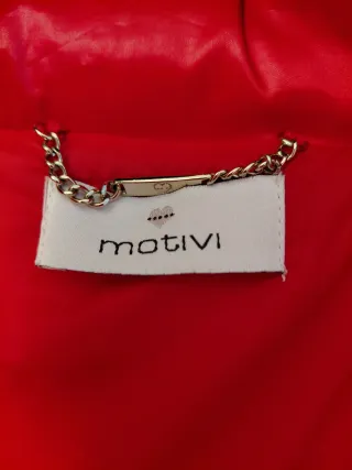 Piumino Motivi rosso