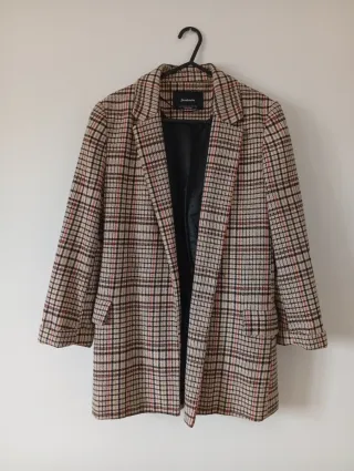Chaqueta cuadros - Stradivarius
