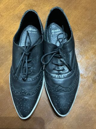 Zapatos planos mujer Bata negros