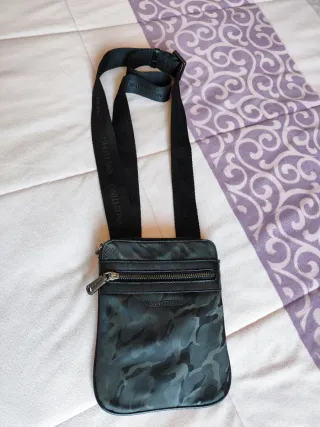 Tracolla uomo Mario Valentino nera