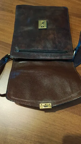 Borsello uomo vera pelle anni 70