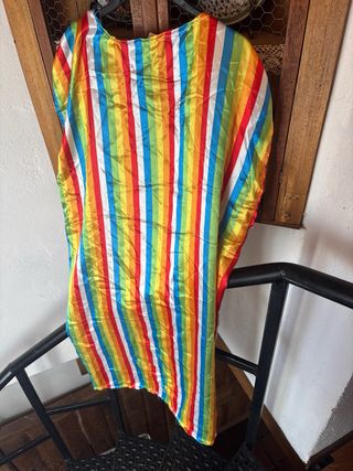 Capa Disfraz Jeque Árabe Arcoíris Talla Única