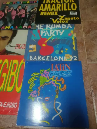 Lote Vinilos Varios: Dance, Pop, Latinos. 5€ unida