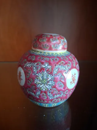 Tibor chino decorado