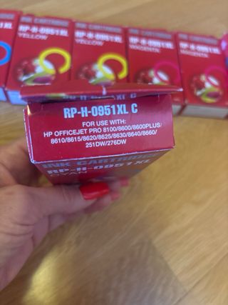 Cartuchos de tinta RP-H-0951XL y RP-H-0950XL