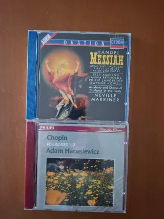 CD Handel Messiah Decca Ovation y Chopin