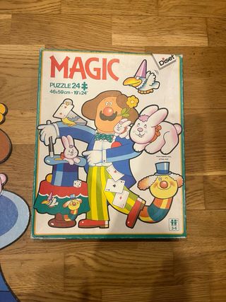 Puzzle Diset Magic 24 piezas Vintage 1993