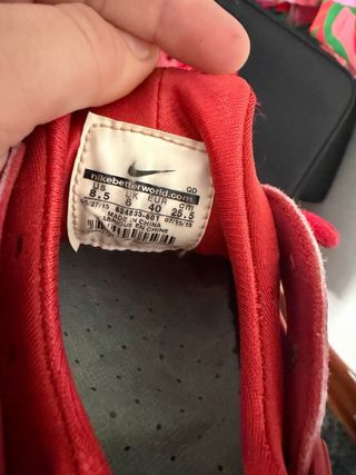 Nike Huarache Rojas Talla 40