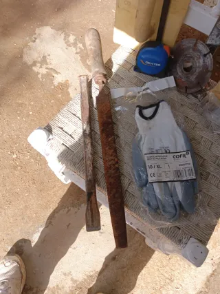 Lote herramientas albañilería