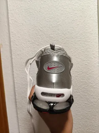 T43 Nike Air Max Spiridon Cage 2 plateadas