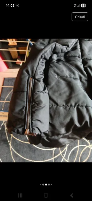 Giaccone donna elegante blu scuro