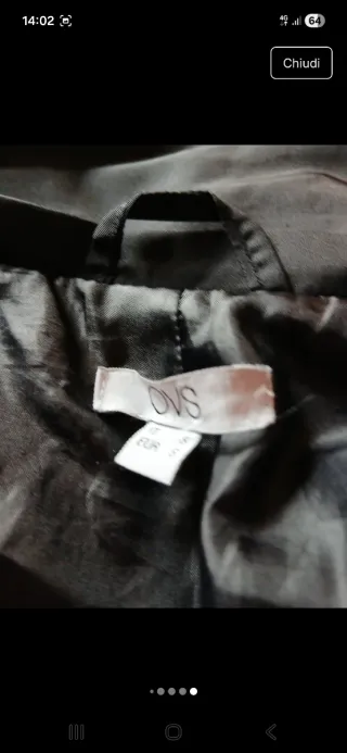 Giaccone donna elegante blu scuro