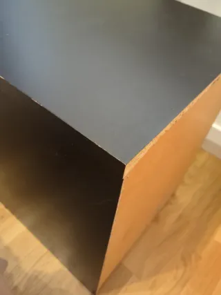 Cajonera Malm Ikea 2 cajones Negra