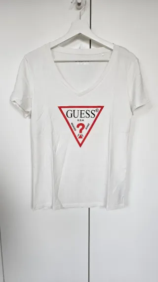 Camiseta Guess Talla S Blanca
