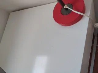 Escritorio Ikea Micke 73x50 + Silla + Lámpara