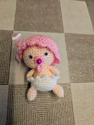 Bambolina uncinetto fatta a mano