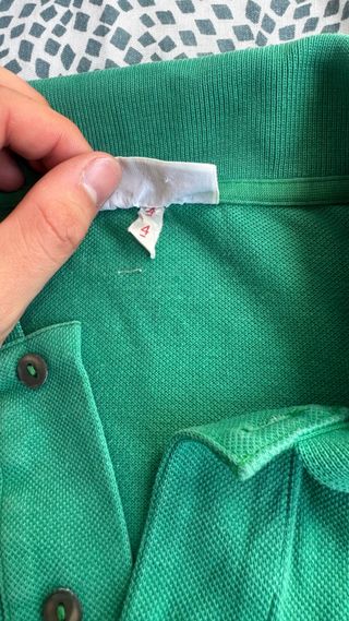 Polo Lacoste Verde Talla L
