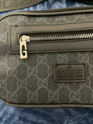 Riñonera Gucci Hombre Beige/Marrón