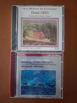 CDs Clásicos: Grieg y Liszt