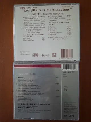 CDs Clásicos: Grieg y Liszt