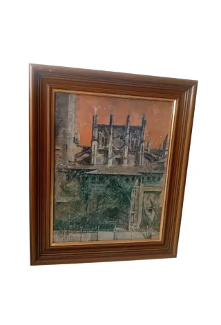 Cuadro Catedral de Huesca. Autor José Beulas