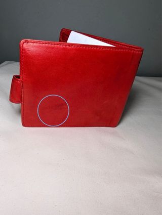 Cartera Cabane de ZUCCa Piel Roja Made in Japan