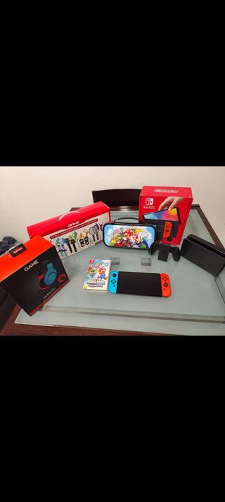 Nintendo Switch OLED Rojo/Azul