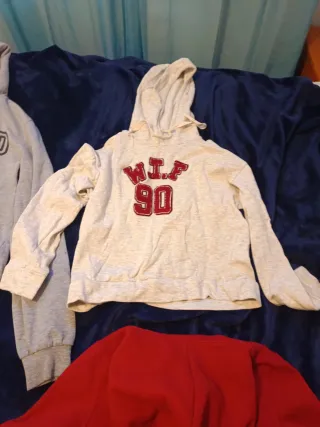 Sudadera Hollister Roja con Capucha