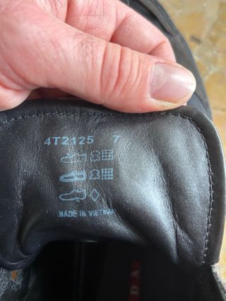 Sneakers alte Prada tessuto tecnico e pelle