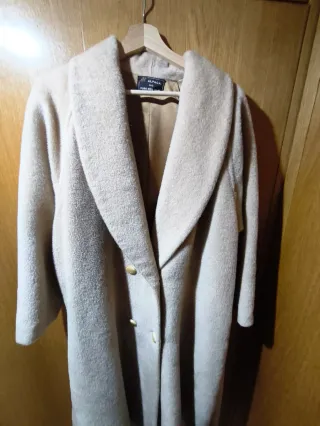 Abrigo largo 100% alpaca